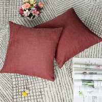 Jedinstvene povoljne ponude Pamučne platnene jastučne jastučne pokrivače 18 18 Crvena