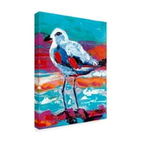 Zaštitni znak likovne umjetnosti 'morske ptice I' Canvas Art by Carolee Vitelletti