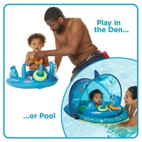 Plow bazen u školi za plivanje, dječji brod Centar za aktivnost, igračka za dječji bazen u dobi od 6 mjeseci